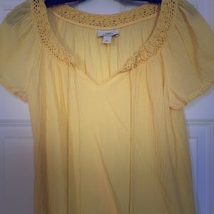 Yellow blouse